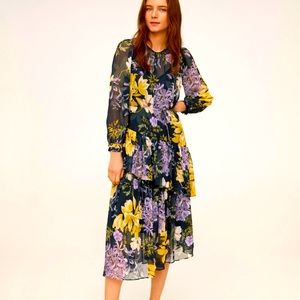 MIDI MANGO Floral Dress Unworn